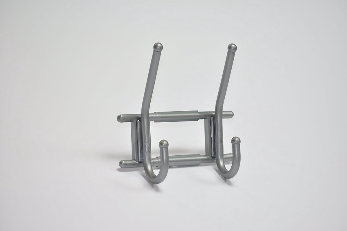 Kledinghaak strip 10 stuks - zilver kunststof - verborgen schroefverbinding - ideaal voor ruimtebesparing - ShopVlot