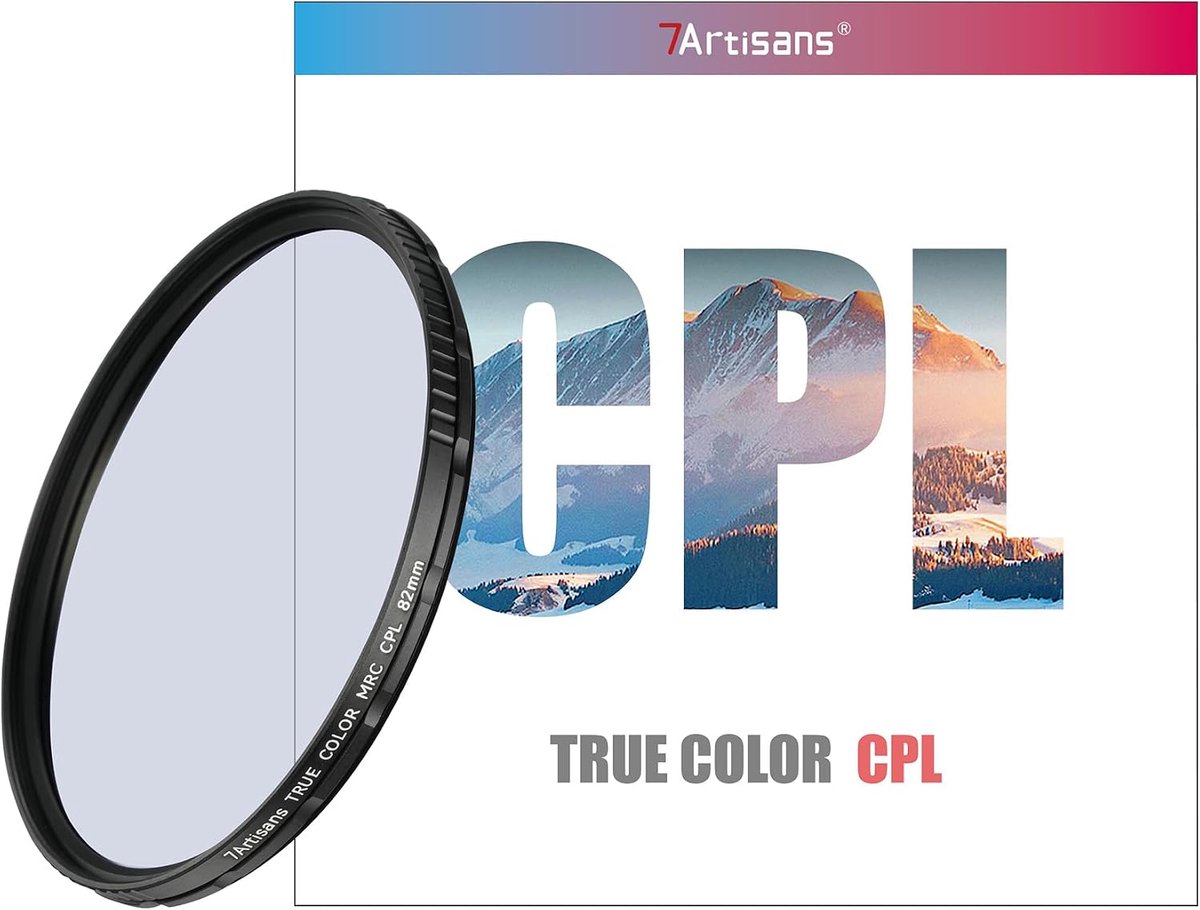 Polarisatiefilter 77mm - True Color - Multilaag coating - Versterkt natuurlijke kleuren - ShopVlot
