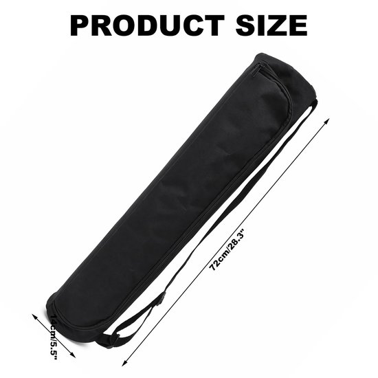 Yogamat waterdicht - draagtas met ritssluiting - verstelbare riem - ideaal voor fitness - ShopVlot — afbeelding 5