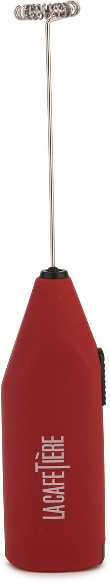 La Cafetière - Elektrische Melkopschuimer - Handmatig - Rood