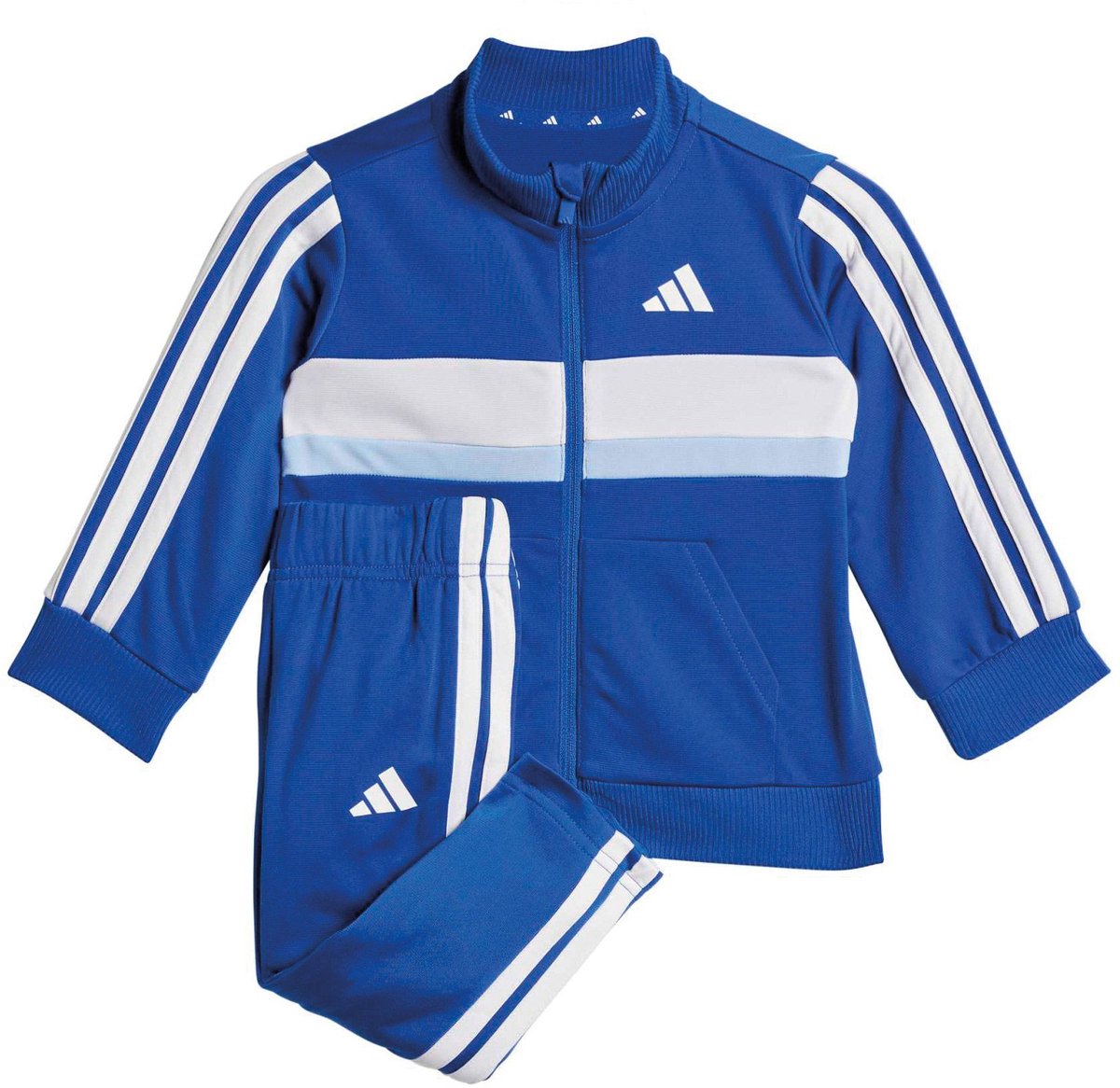 Adidas Essentials Tiberio Trainingspak Junior Blauw