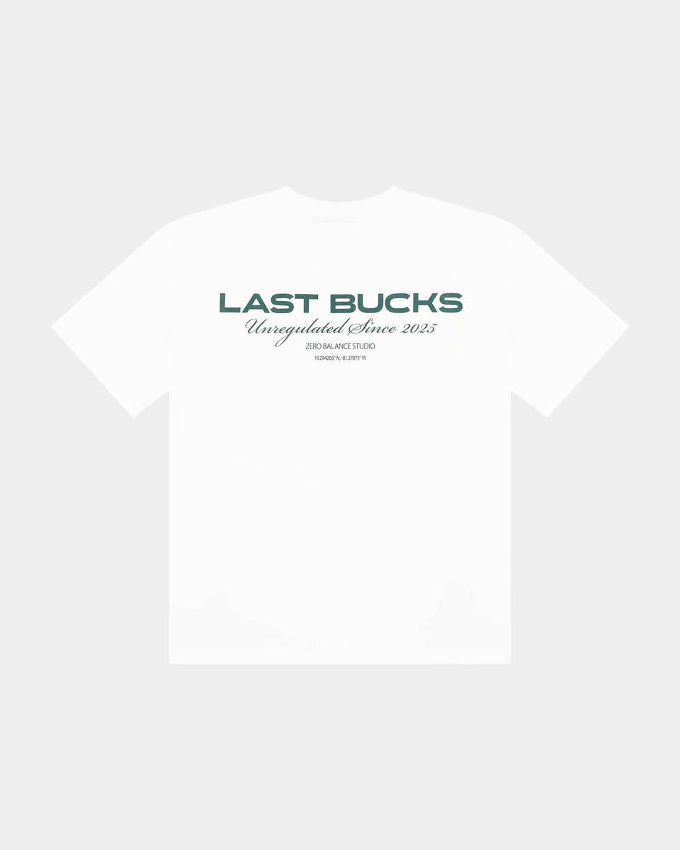 Last Bucks - Zero Balance Tee - Heren T-shirt - Groen - Maat M - Regular Fit