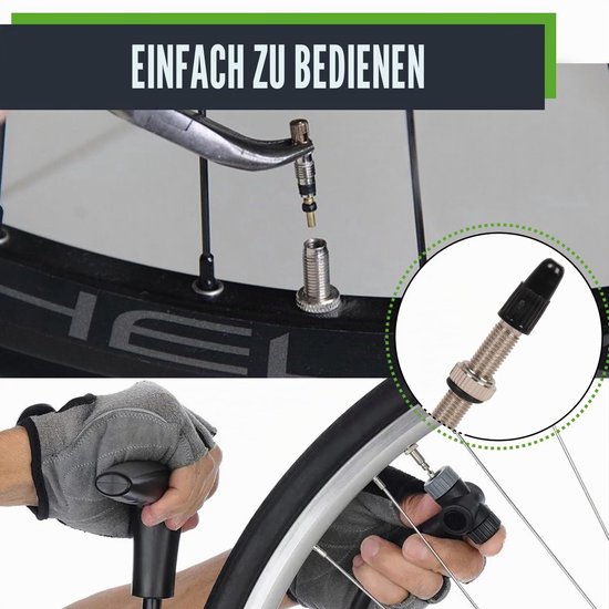 Tubeless Ventielen voor Fietsen, Verchroomd Messing, Zwart, 45 mm, Inclusief Ventilkernentferner — afbeelding 3