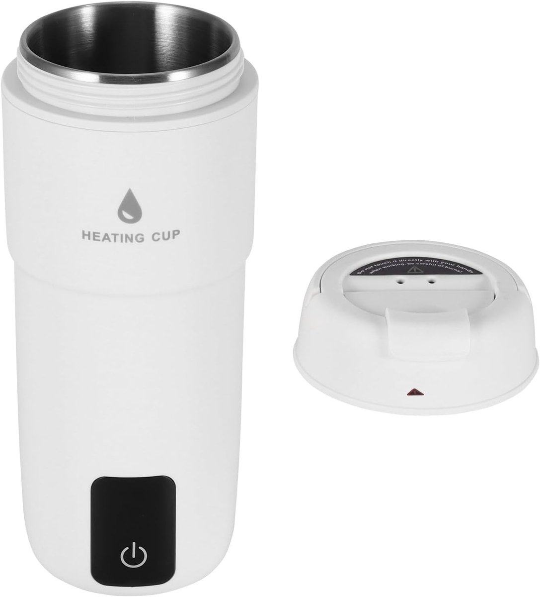 Reiswaterkoker - Roestvrij staal - 350 ml - Elektrische Mini-waterkoker met Temperatuurregeling - Voor Koffie en Thee