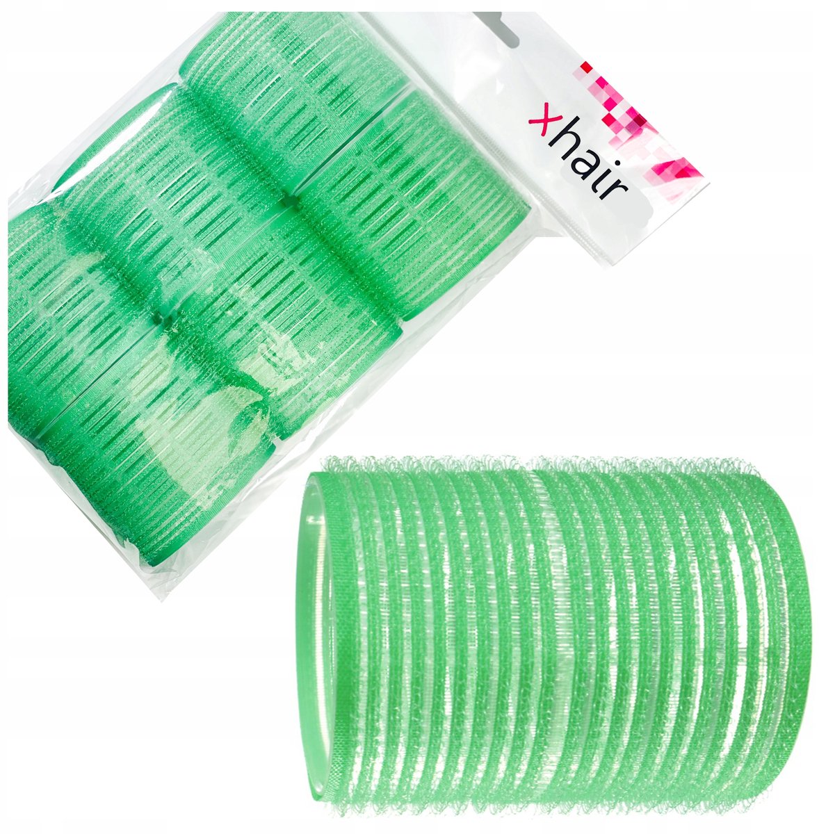Grote Klittenband Haarrollers 61mm - 6 Stuks voor Krullen en Golven