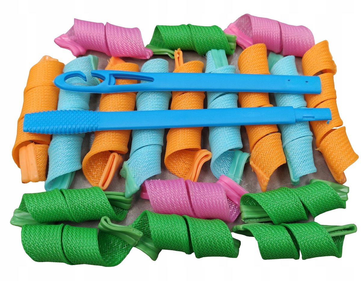 KaMoDo Magische Haarrollers Haak Set - 3 Delig voor Golvend Haar