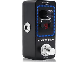 M-VAVE Loop Pedal Pro Professional Looper Pedal for Electric Guitar with 9 Loops, 40 Minutes, Tuner, One-Step Loop - ShopVlot