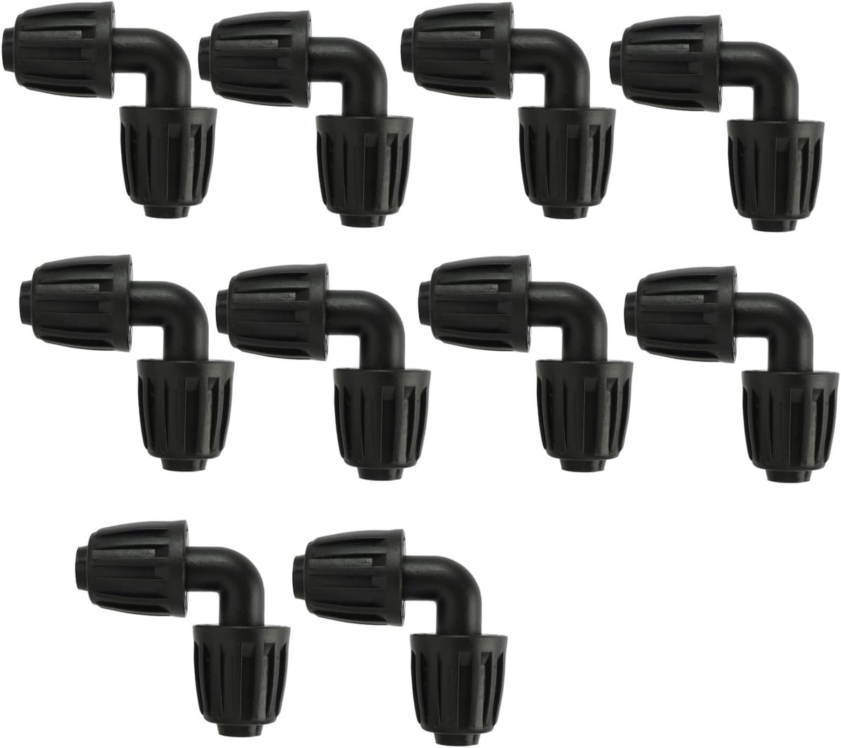 10 Angle Adapters for Drip Irrigation, Universal Connection for Garden Hose, Corner Connections Made of Durable - ShopVlot