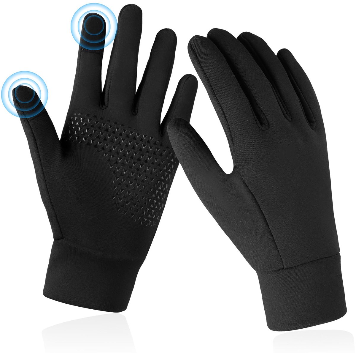 YANIKY Touchscreen-handschoenen voor dames en heren, loophandschoenen, fleece handschoenvoering, warme winddichte - ShopVlot