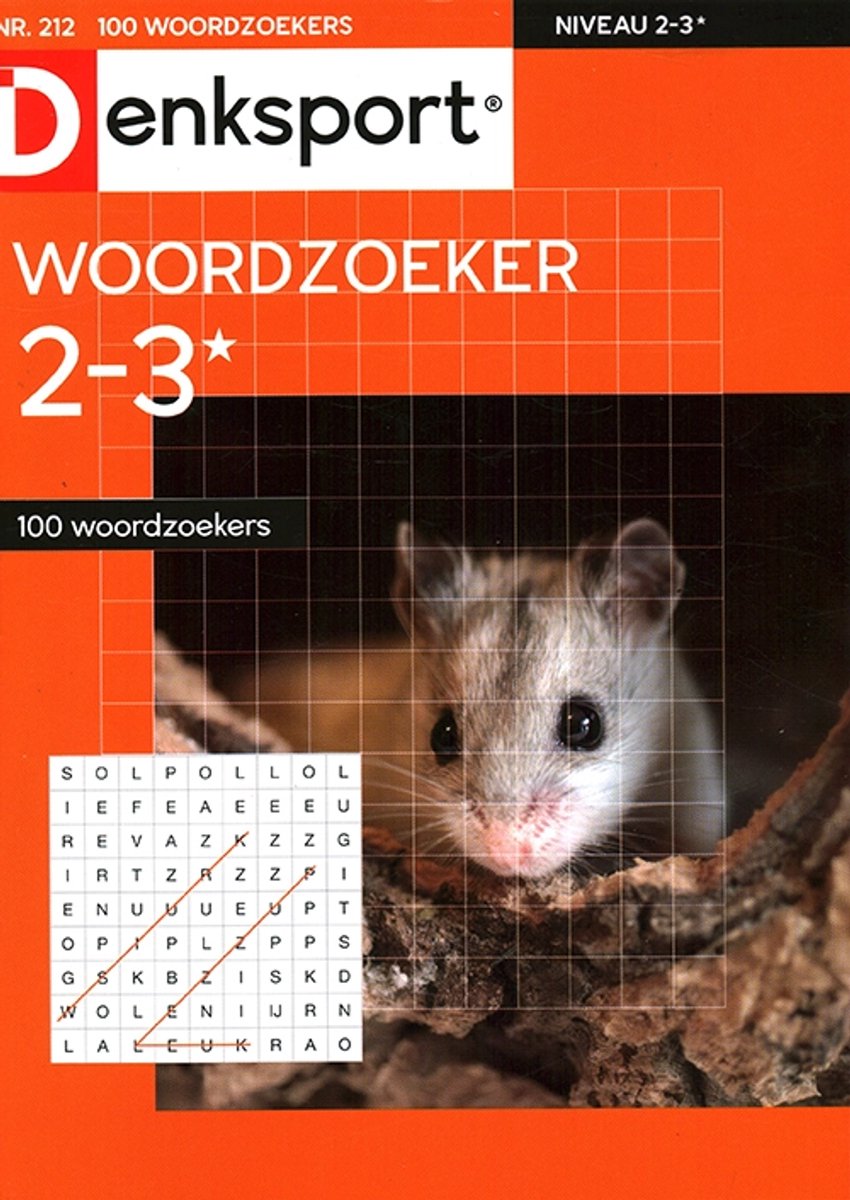 Denksport Woordzoeker 100 Woordzoekers - 212 2026