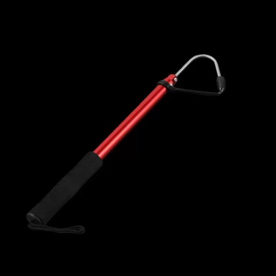 Vishaken - Hengelsport Accessoires - Voor Snoek & Baars - RVS - 28cm-65cm - Perfect voor Wintervissen - Voor de Serieuze Visser - rood — afbeelding 2