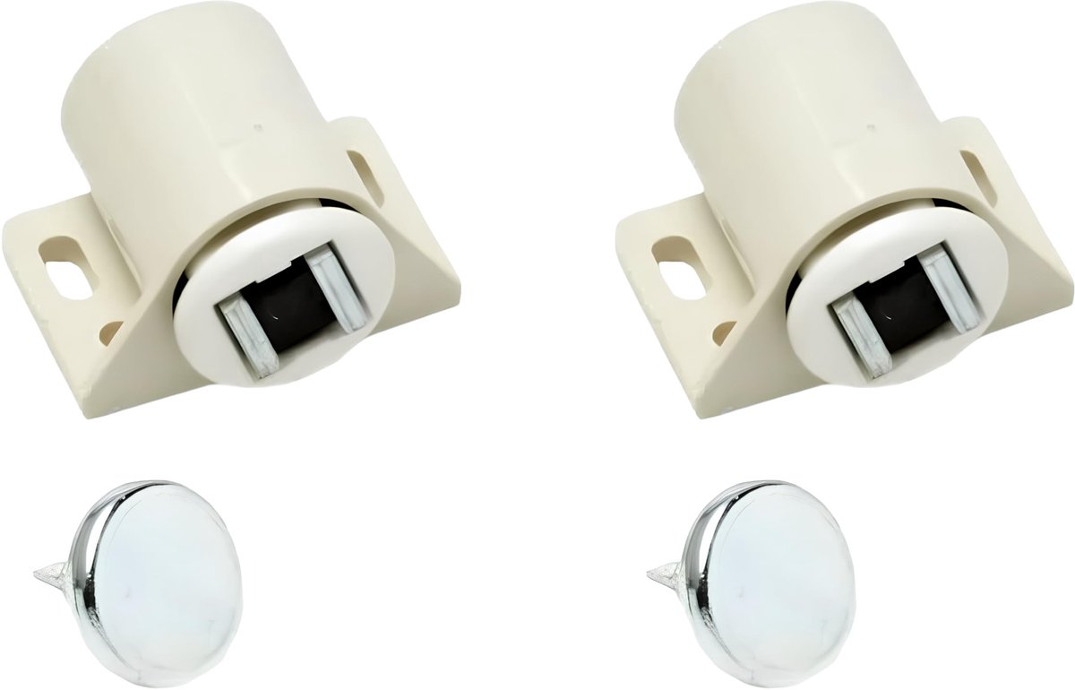 Magneetsluitingen voor deuren - houdkracht 8 kg - set van 2 stuks - ideaal voor kasten en laden - ShopVlot