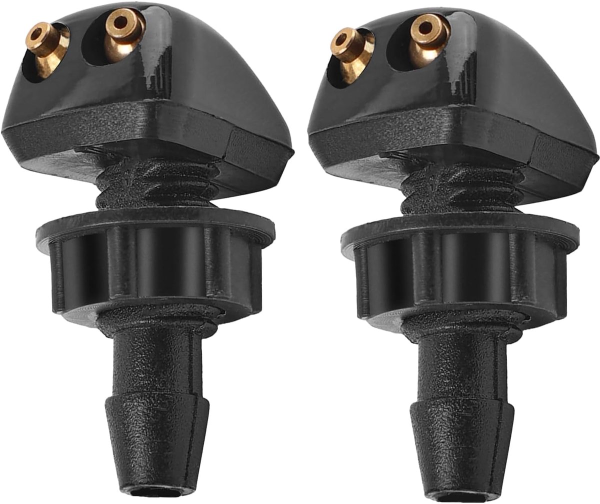 XUKEY Windshield Washer Head Universal, 2 Pack Windshield Washer Heads Universal Windshield Washer Heads with Two - ShopVlot