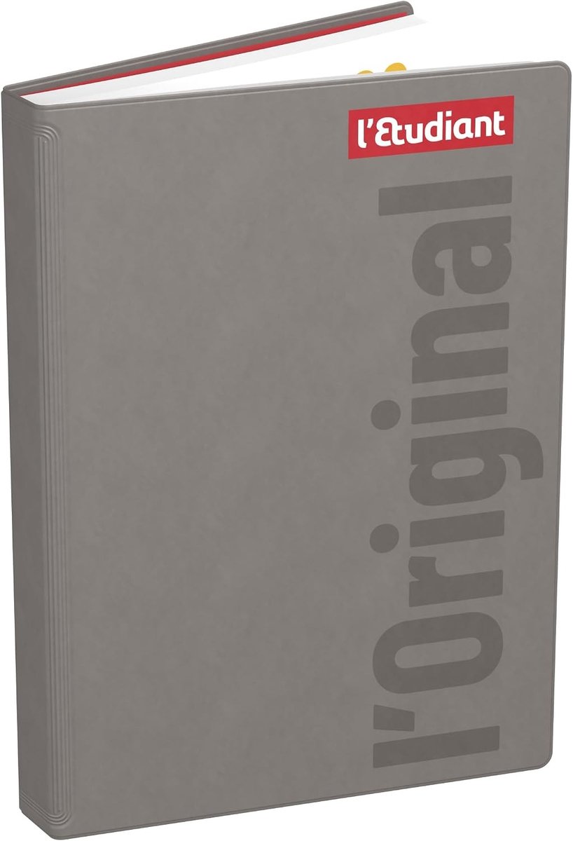 Schoolagenda - Taupe - 15 x 21 cm - Gewatteerd - Voor Studenten