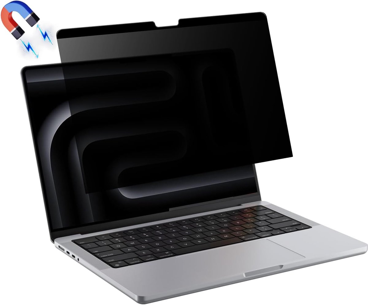 HaruYo Magnetisch privacyfilter voor MacBook Pro 14 inch / 14,2 inch M5 Pro Max / M4 / M3 / M2 / M1, privacy - ShopVlot