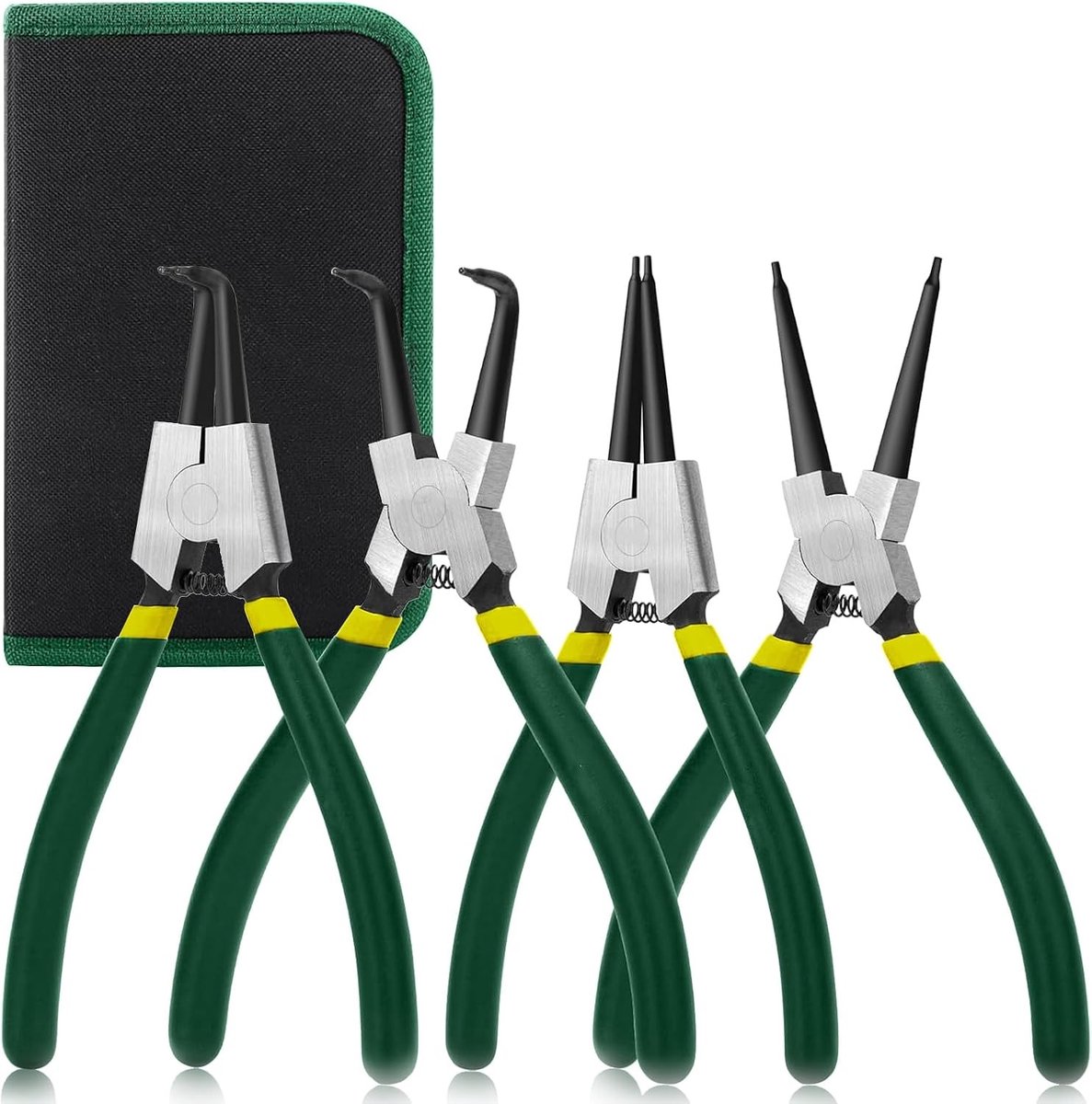 Tangen voor Elastische Ringen - 180 mm - Geïsoleerde Circlip Tangen - Montagegereedschap voor Circlips