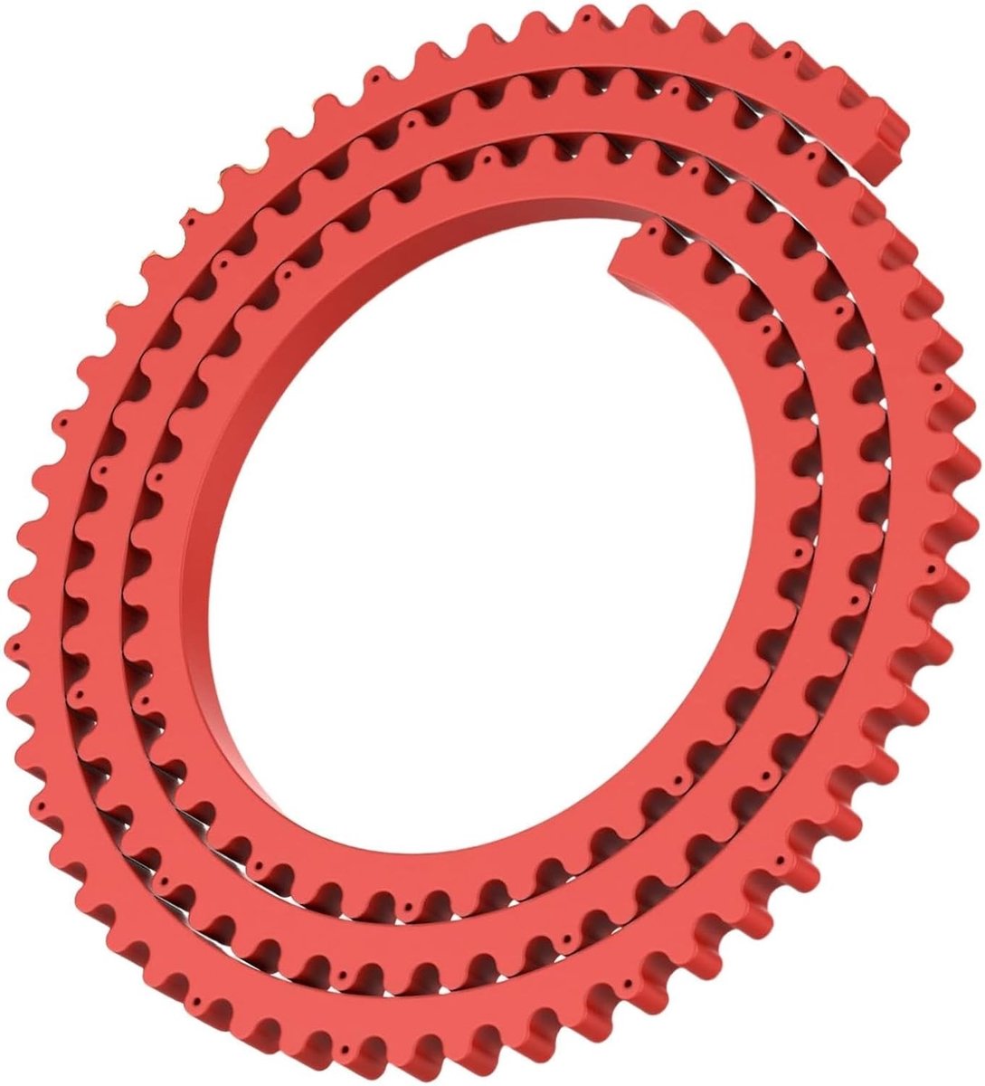 Flexibel Kromliniaal - Rood - 2 meter - Polymeer - Voor Houtbewerking