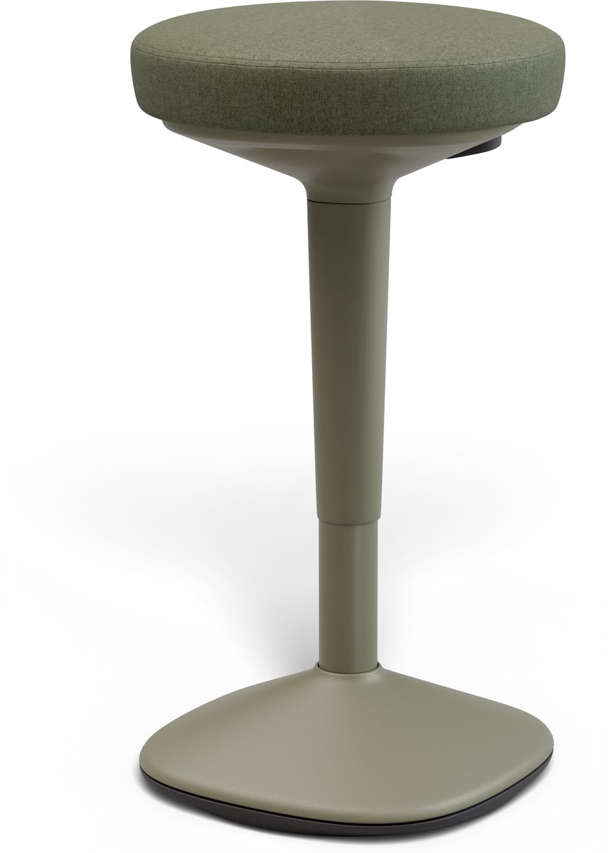 Desktronic Ergonomische Balanskruk - Wiebelkruk Hoogte 57-84cm - Zit-Sta Kruk ∅33cm - Anti-Slip Basis - Groen