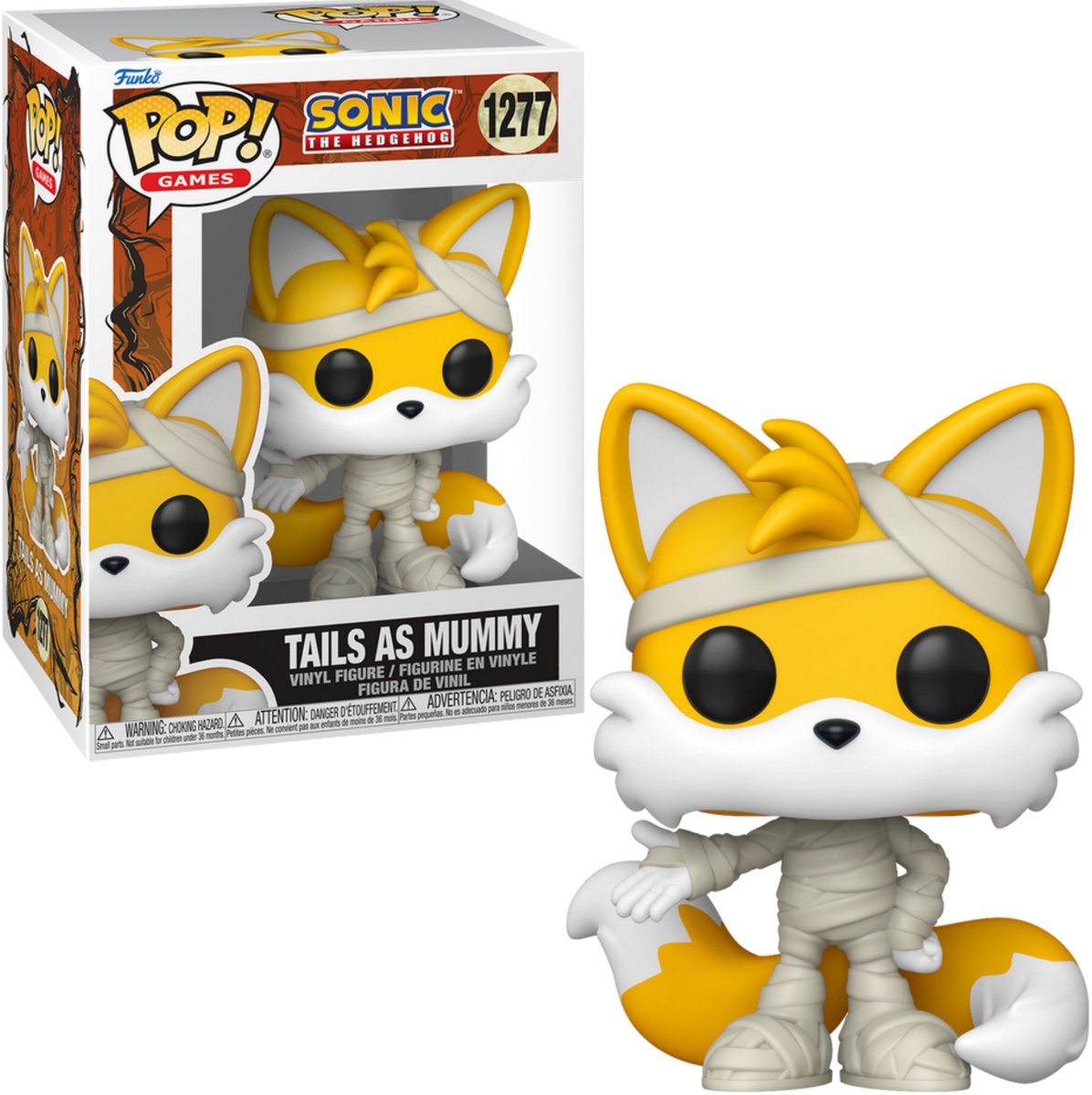 Funko Sonic the Hedgehog POP! Games Vinyl Figure Mummy Tails 9 cm POP! Figuur