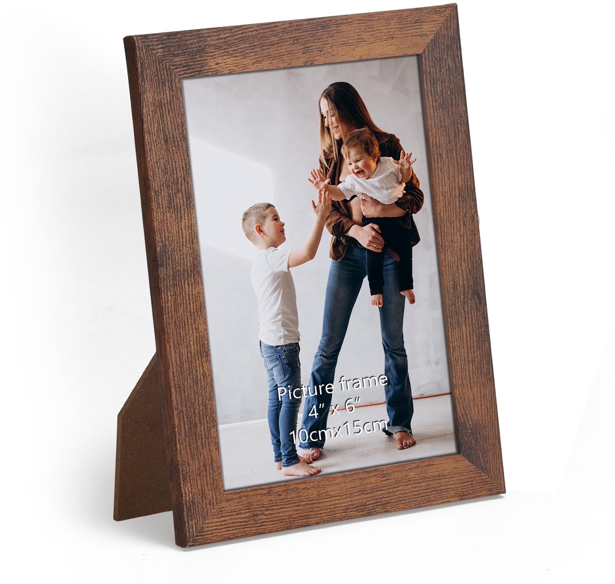 Fotolijst 10x15 - Landelijk Bruin MDF - Houten Lijst - Perfect voor Uw Huisdecoratie - ShopVlot