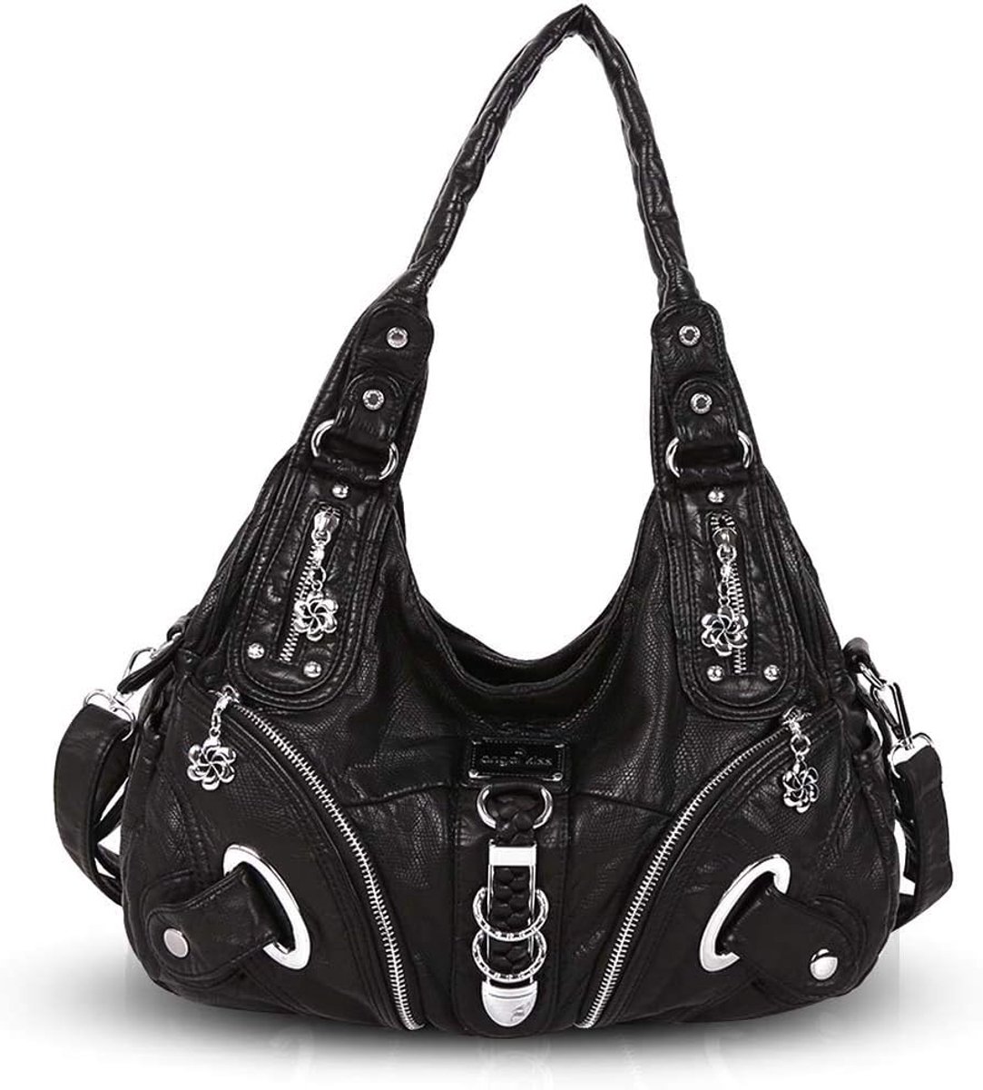 NICOLE & DORIS Women Handbags V Hobo Shoulder Bag Large Totes Slouch Handbags Handbags Handbags - ShopVlot