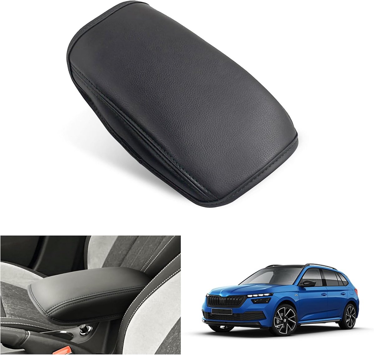 GAFAT Compatible with Skoda Kamiq 2019-2024 Center Armrest Cover, for Kamiq Year of Construction From 2019 onwards - ShopVlot