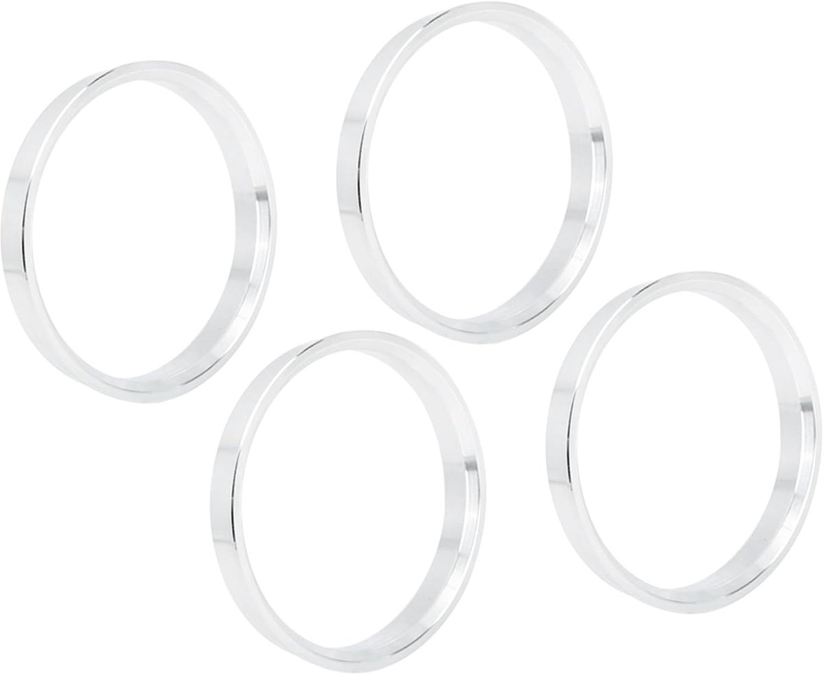 A ABSOPRO 4pcs 73.1 to 67.1mm Aluminum Alloy Auto Center Rings Item Replacement - ShopVlot