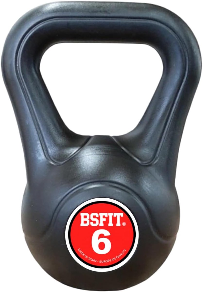Kettlebell 3 tot 14 kg - ergonomische handgreep - stabiele basis - ideaal voor krachttraining