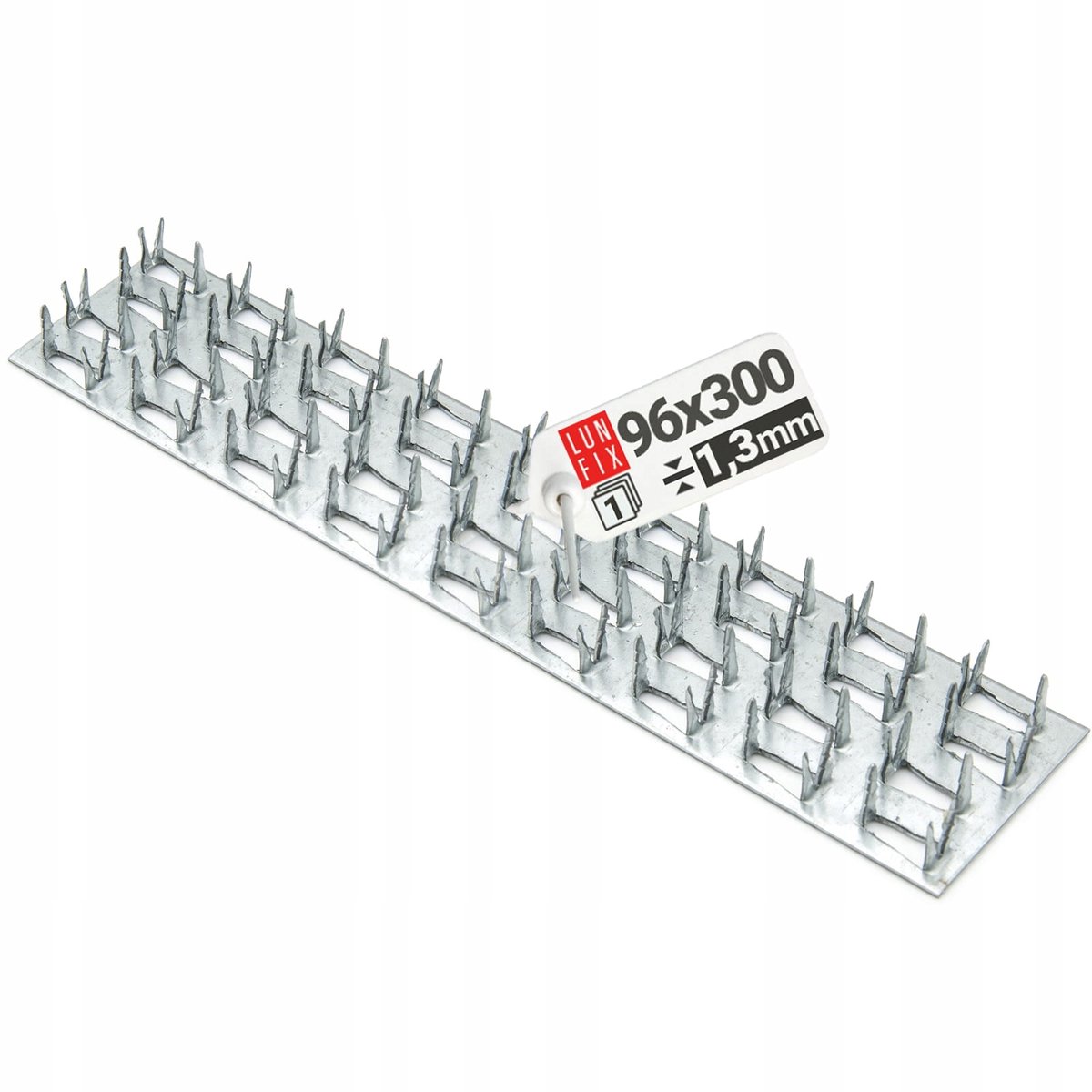 LUN FIX - Platte verbindingsstukken - 300 x 96 x 1,3 mm - 1 stuk