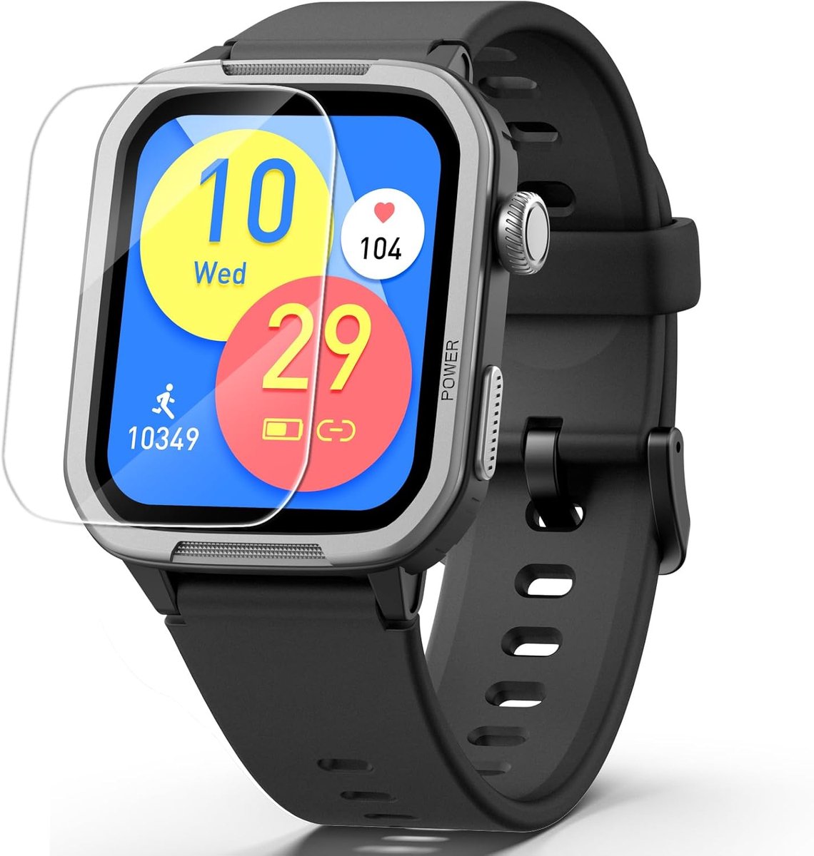 Kinderen siliconen horlogeband waterdicht - geschikt voor H96 smartwatch - voor jongens en meisjes - ShopVlot
