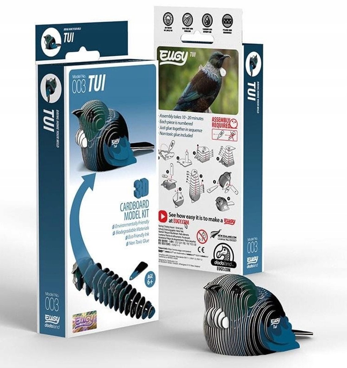3D Puzzel Vogel - Knutselpakket voor Kinderen
