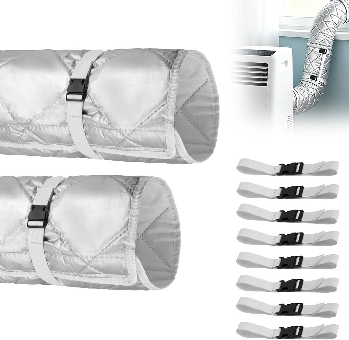 Set van 2 isolatieslangen voor airconditioning, slang, isolatie - ShopVlot