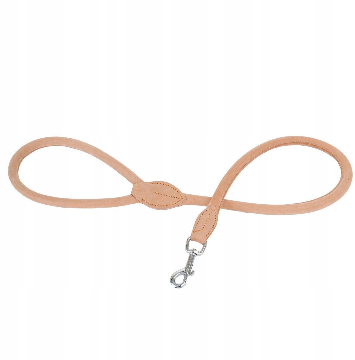 Barry King Lederen Hondenriem 100 cm x 13 mm - Licht Beige