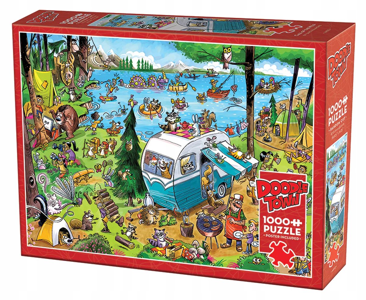 Merkloos Puzzel 1000 Stukjes - Natuur & Bos