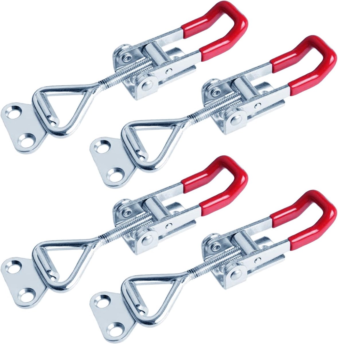 4 Pcs Lever Clasp Metal Box Clasp Small Adjustable Knee Lever Tensioner Adjustable Hanger Accessories Lock 180kg for - ShopVlot