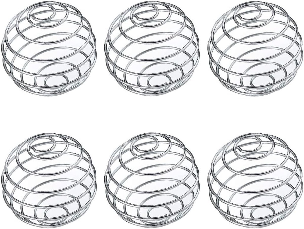 Eiwitshaker - Roestvrij Staal - 48 x 53 mm - Mengbal voor Dranken - Voor Sport en Fitness