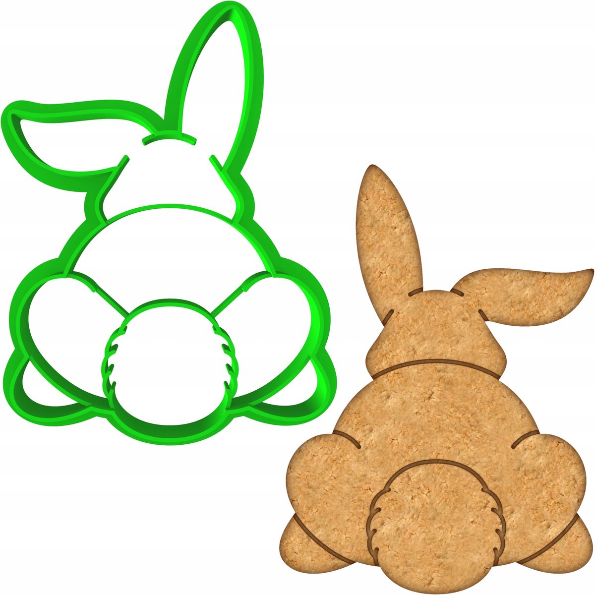 Paas Koekjesvorm - Konijn 8,5cm - Bakvorm voor Koekjes & Peperkoek