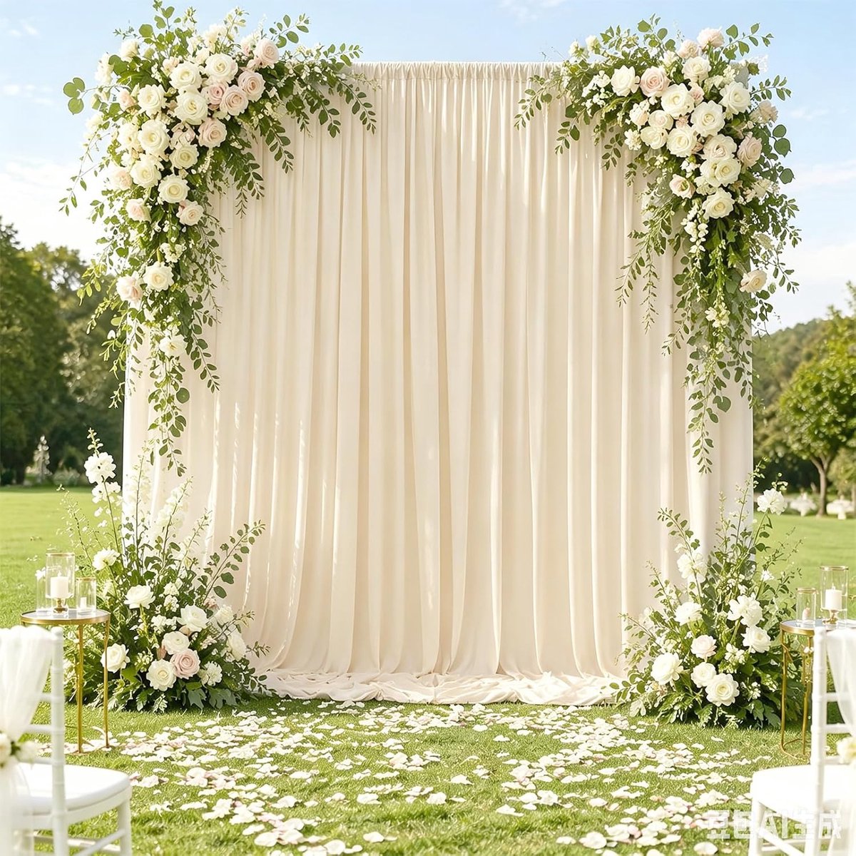 Fotobehang 3 x 1,5 m - Set van 2 - Polyester - Ideaal voor evenementen - ShopVlot
