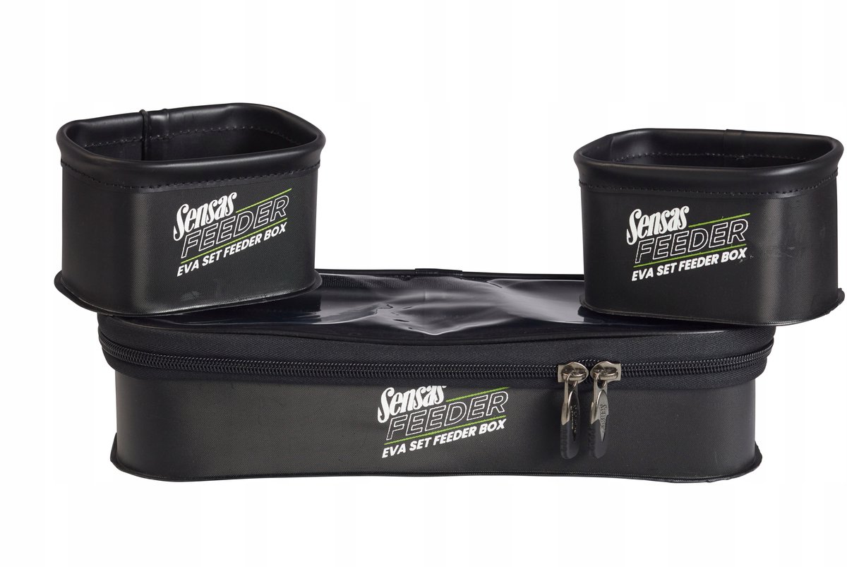 Sensas EVA Feeder Box Set 3-in-1 - Opslag voor voerkorfjes