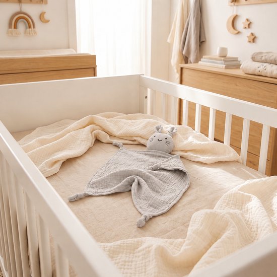 Wolkenmist - Hydrofiel Knuffeldoekje Baby - Droomdotje van Merkloos — afbeelding 4