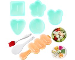 Onigiri maker 8pcs - Sushi musubi set - BPA-vrij materiaal - Ideaal voor het maken van rijstballen - ShopVlot