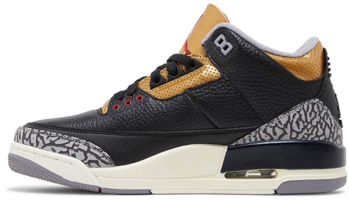 NIKE AIR JORDAN 3 RETRO “CEMENT ” Zwart