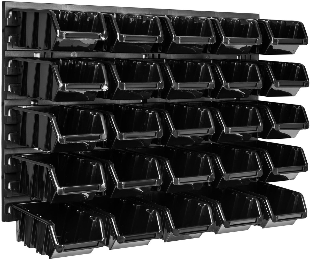 Gereedschapswand 58x39 cm met 25 Bakjes - Werkplaats Organizer