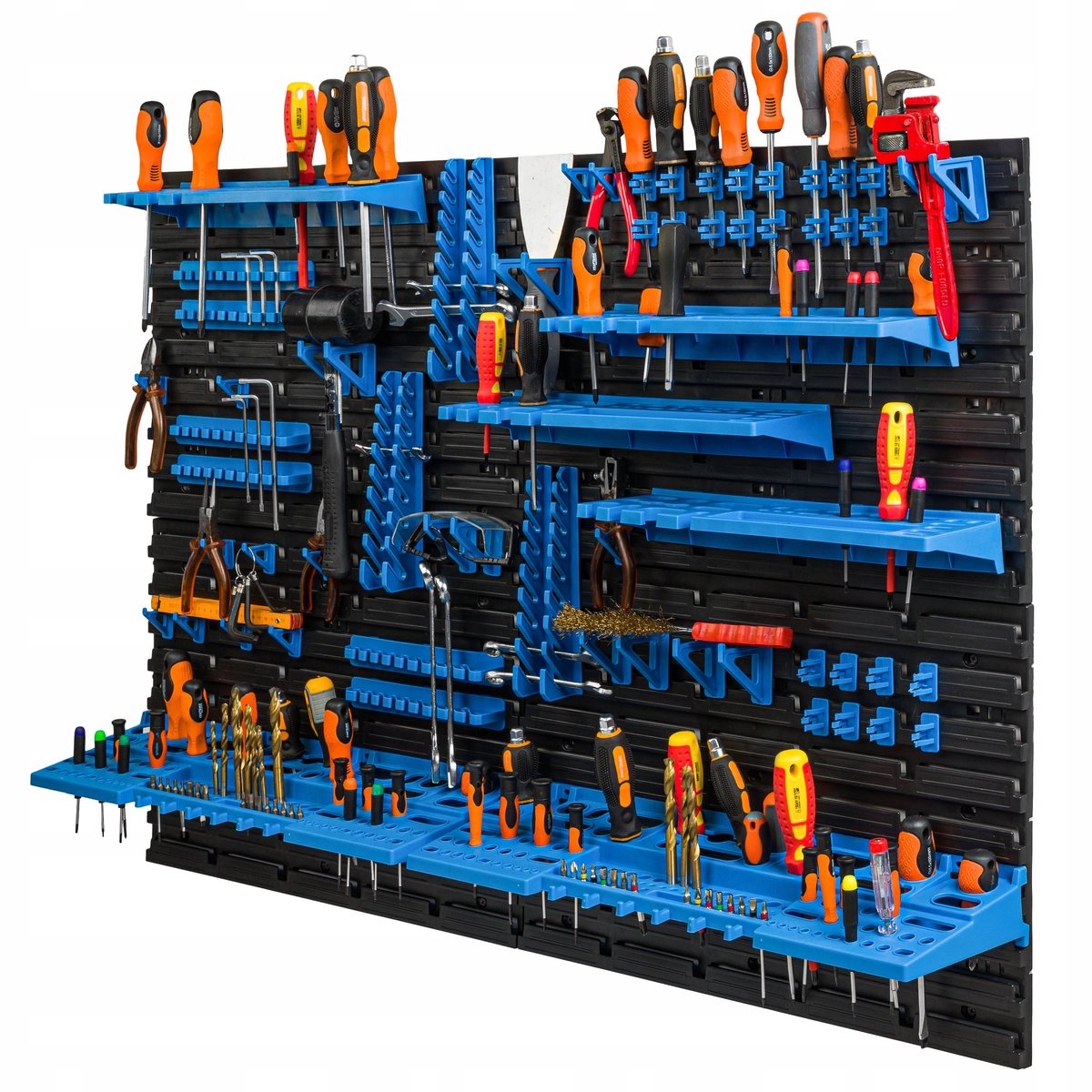 Gereedschapswand 115,8x78cm met 30+ Ophanghaken en Bakken