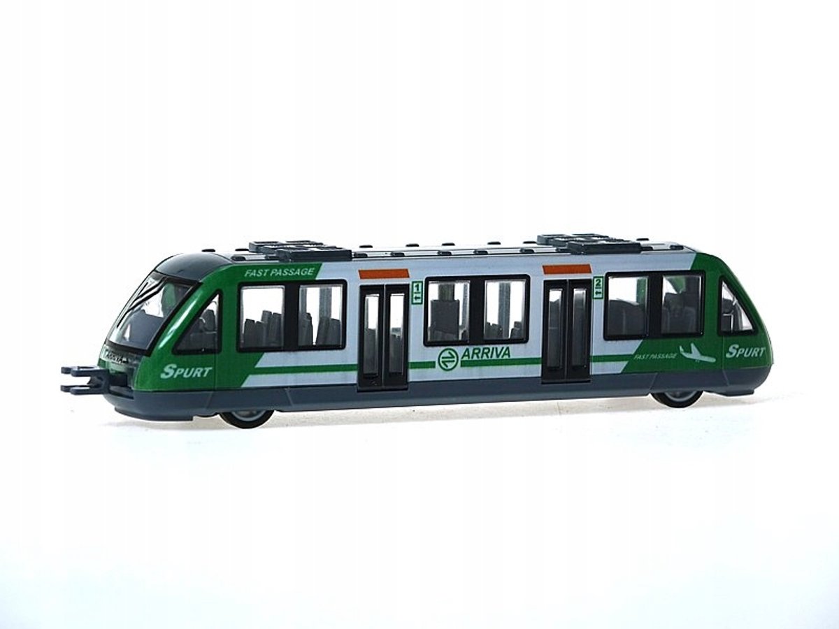 Metalen Tram Trein Speelgoed met Aandrijving