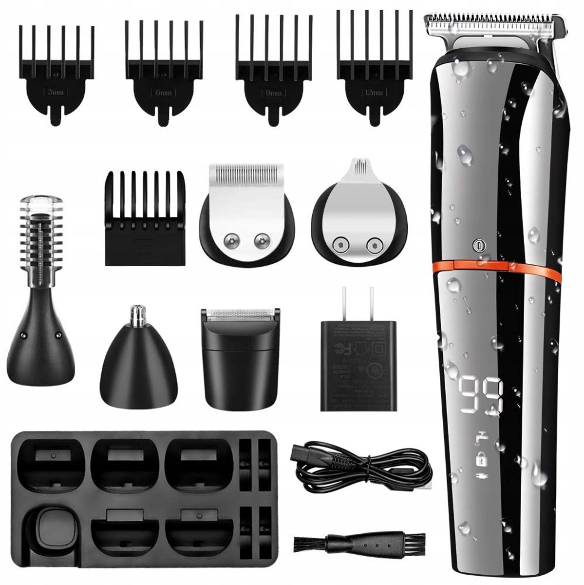 6-in-1 Multifunctionele Baardtrimmer & Haarstylingset