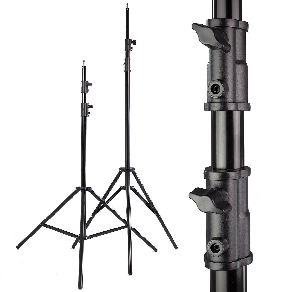 Set van 2 Studio Verlichting Statieven 260cm - Merkloos