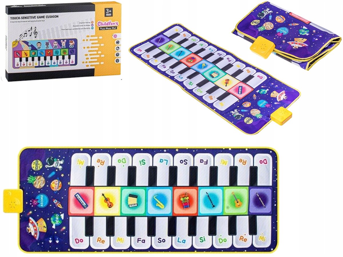 Interactieve Dansmat met Piano Geluid & Lichtjes - Educatief Speelgoed