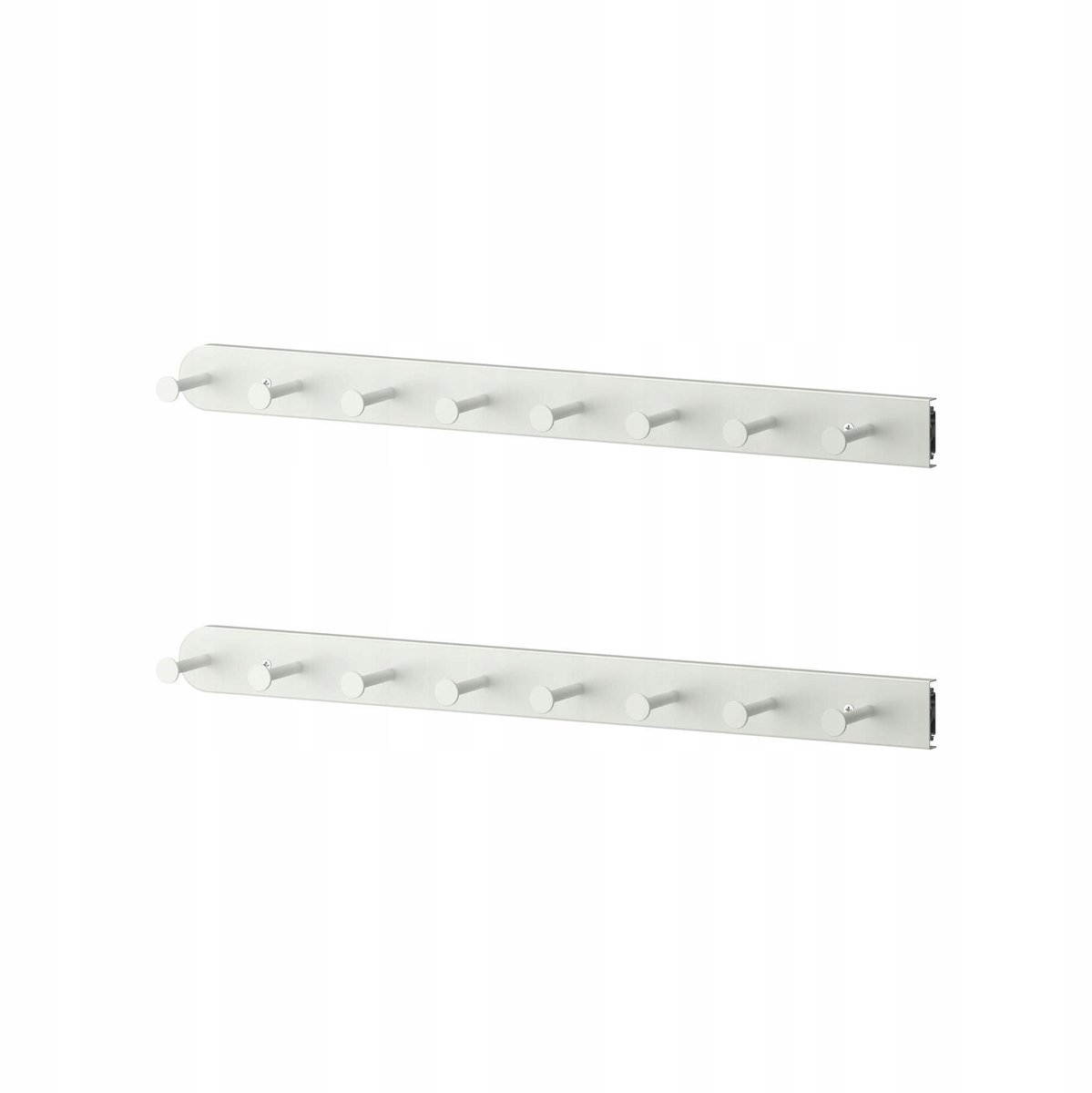 2x Merkloze Uitschuifbare Multifunctionele Hanger - Wit, 58 cm