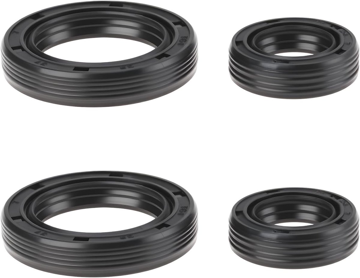2 paar asafdichtingen compatibel met STIHL 040, 041 AV, 040AV, 041AV kettingzagen, ontstekingszijde en - ShopVlot